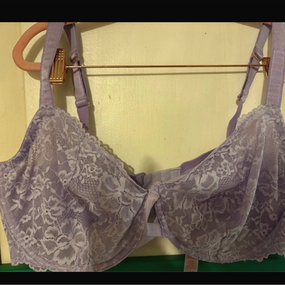 Savage X Fenty Lavender Lace Underwire Bra